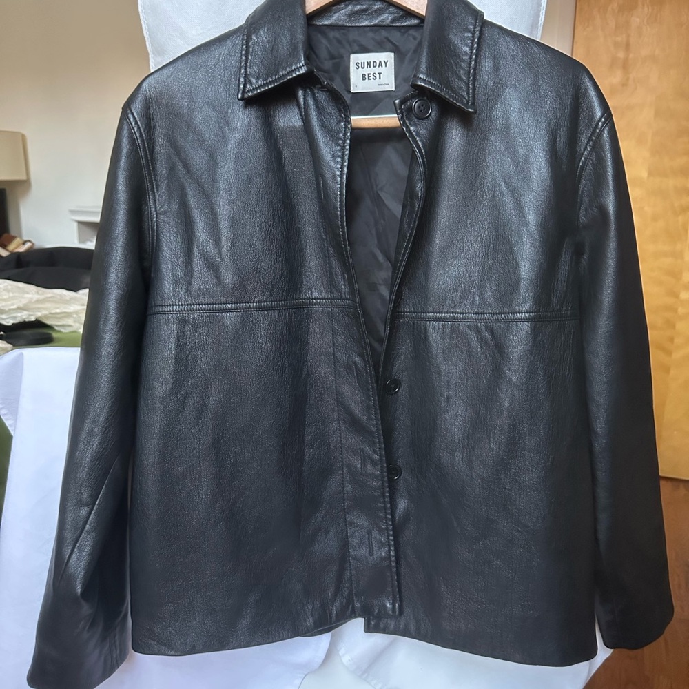 Sunday Best Black Leather Jacket